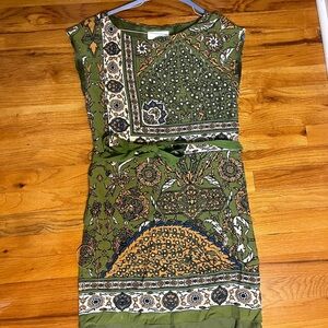 Nurture by Lamaze Green Sheath Mini Dress